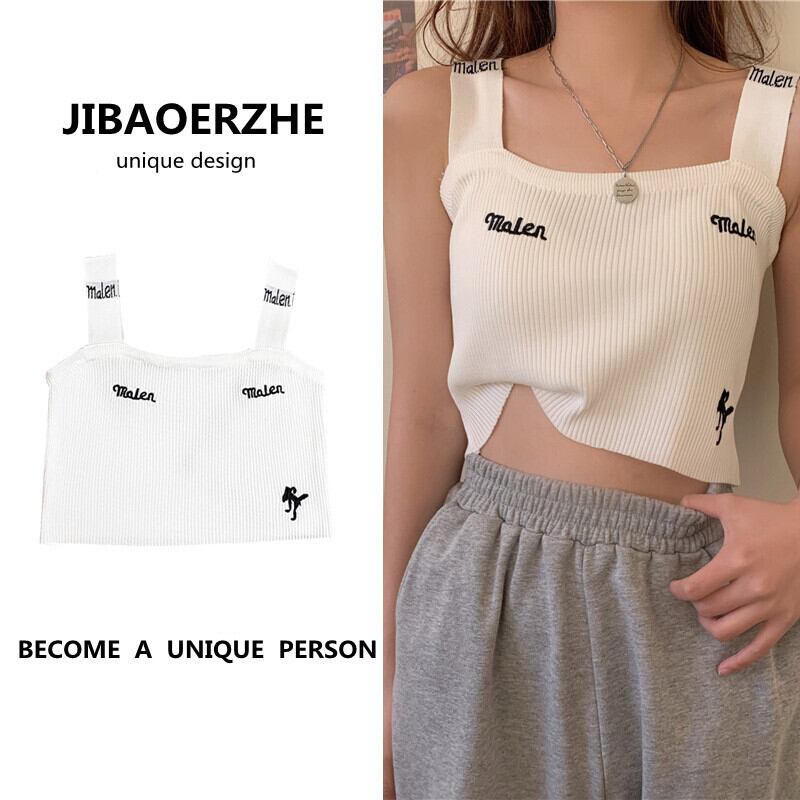 サマーショートカジュアルスタイルセーター クロップトップ トップス 夏物 ケッペル64018597788