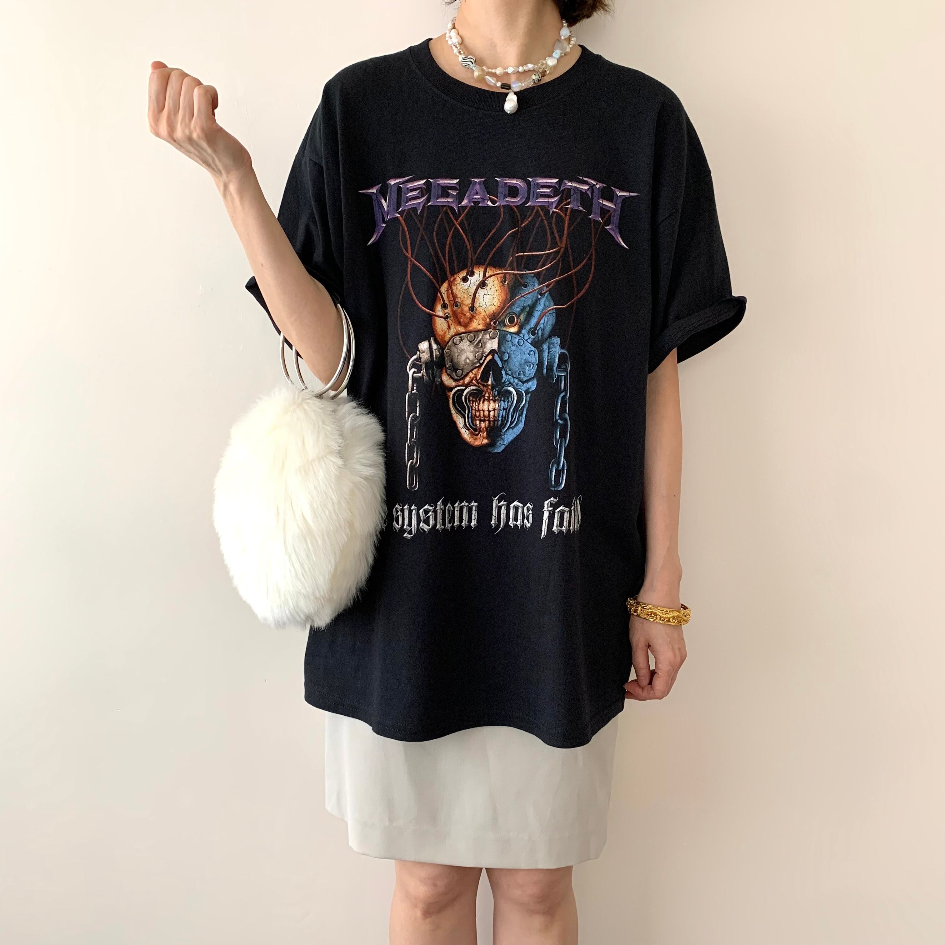 【 vintage 古着 】〰︎ MEGADETH メガデス 〰︎ バンド Tシャツ ₍ᵔ· ̫·ᵔ₎