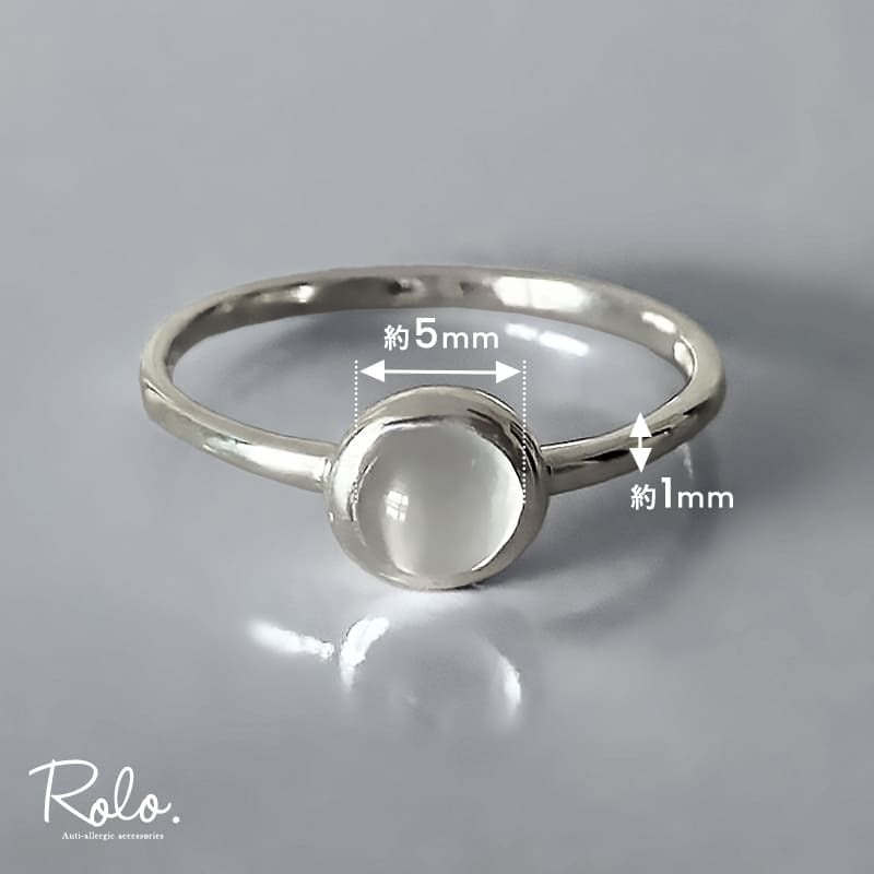 ムーンストーンリング シルバー925 | Roloshop BASE店