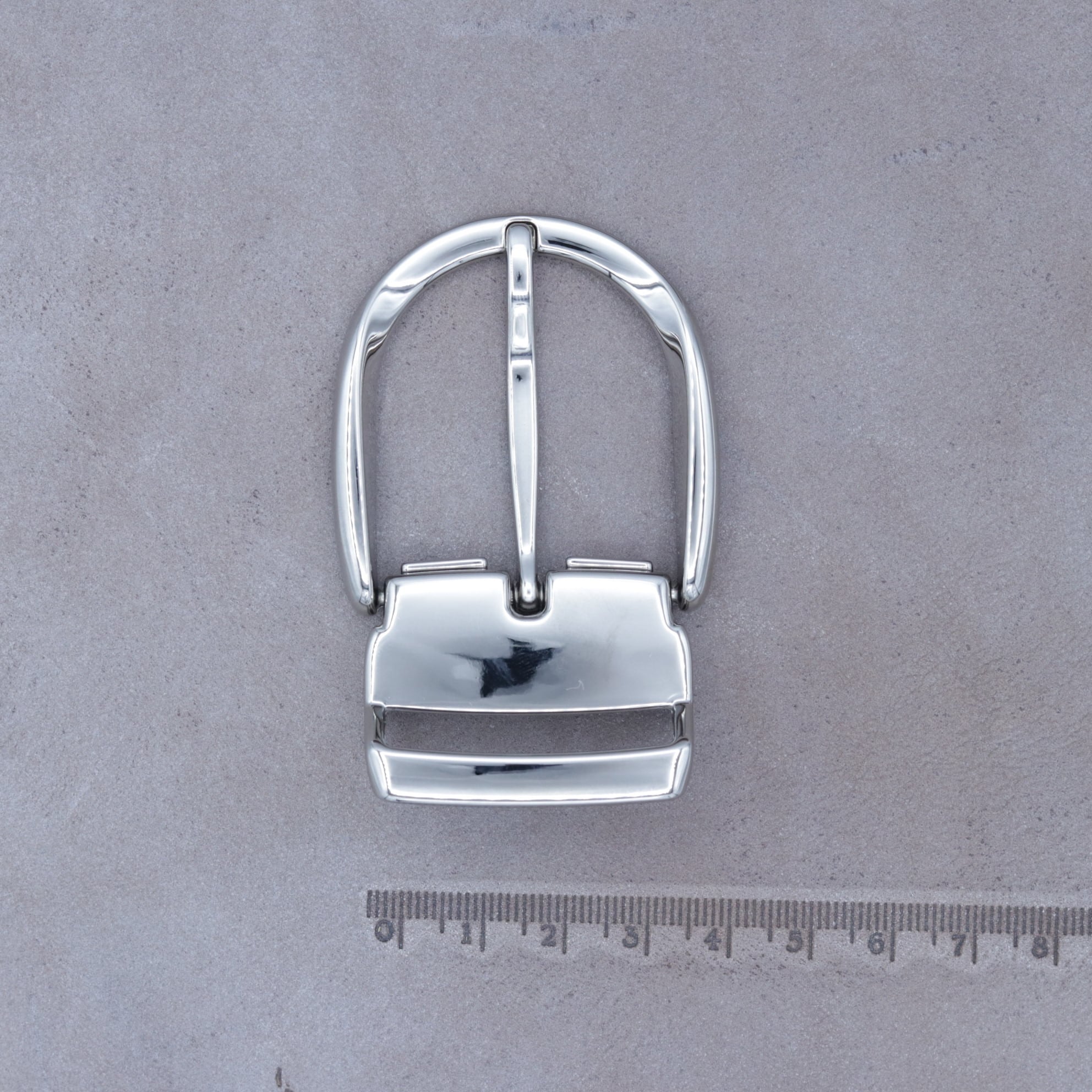 12238】イタリア製 バックル 35mm幅 ベルト用 尾錠 Dリング型 オメガ