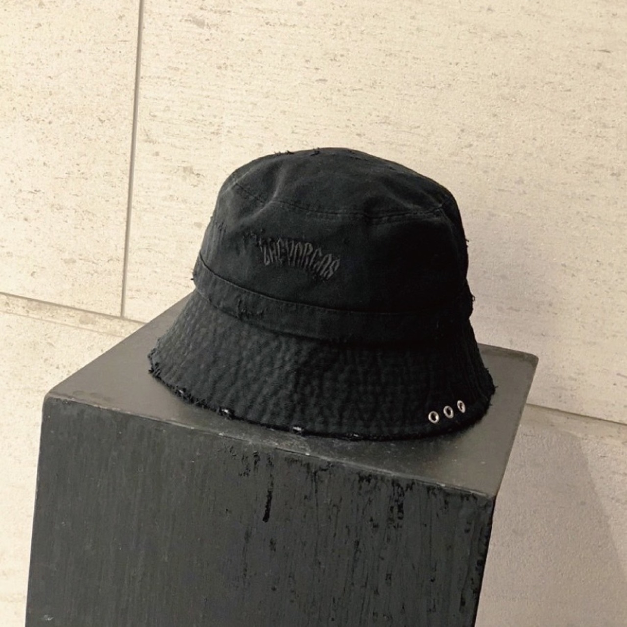 【ZAC VARGAS】 Bucket hat (black) - 5