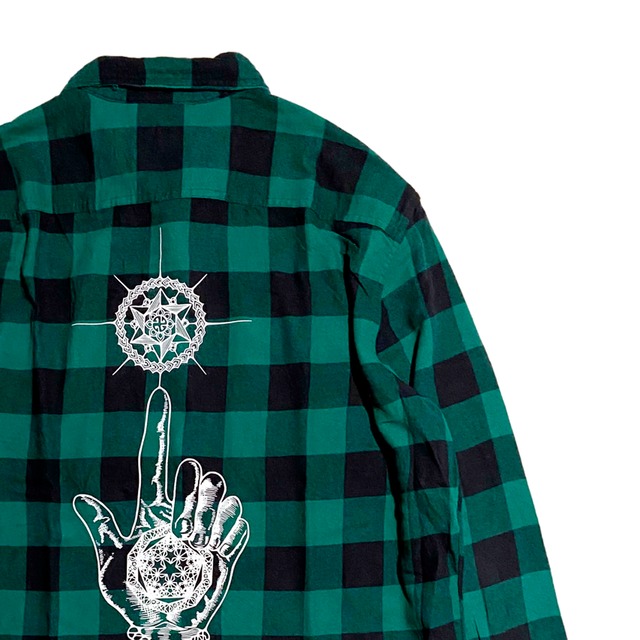 神眼芸術 1-of-1 Collection『HAND』シャツ size XL