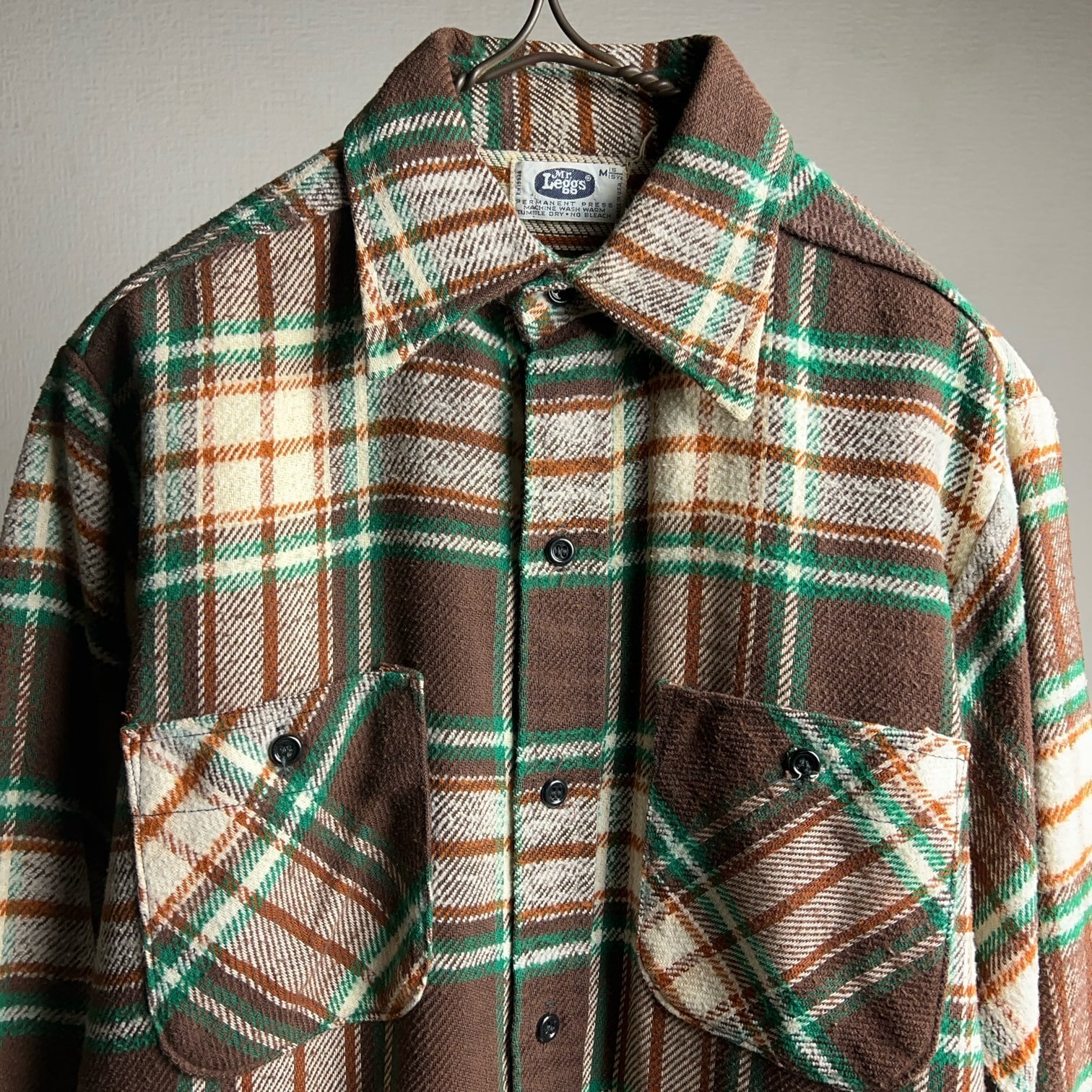 70's~80's Mr.Leggs Heavy Flannel Shirt 70年代 80年代 ミスター