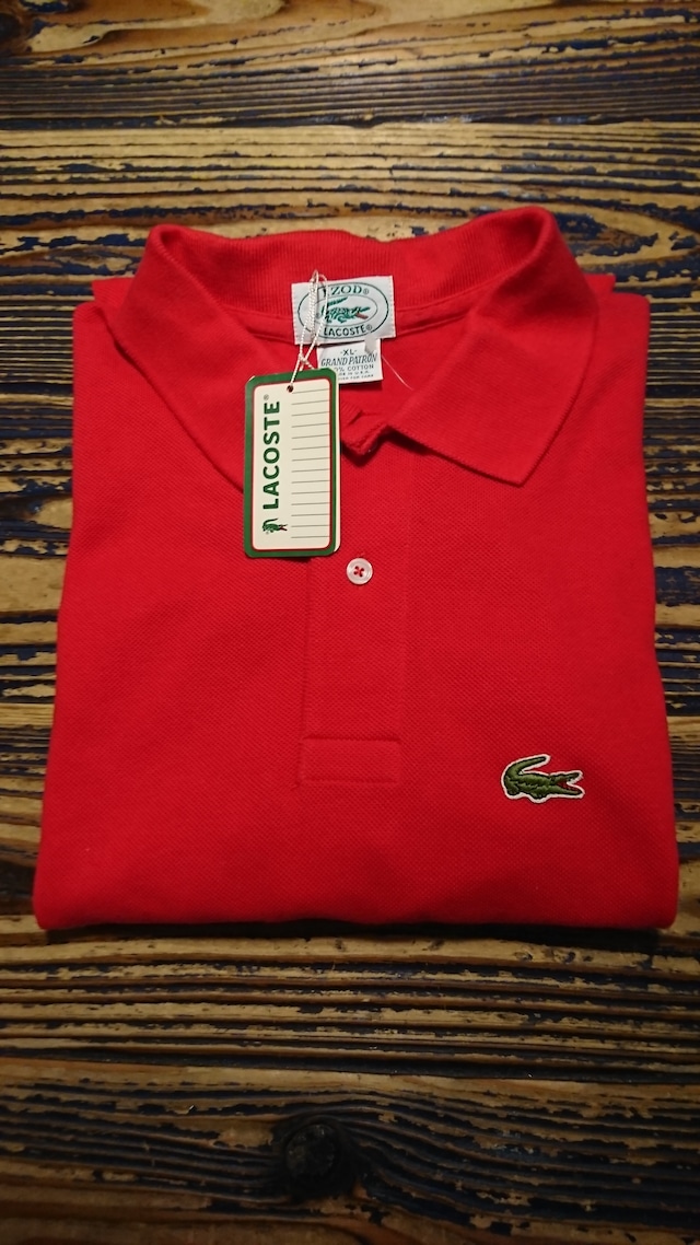 1980s MADE IN USA LACOSTE POLO SHIRT DEAD STOCK