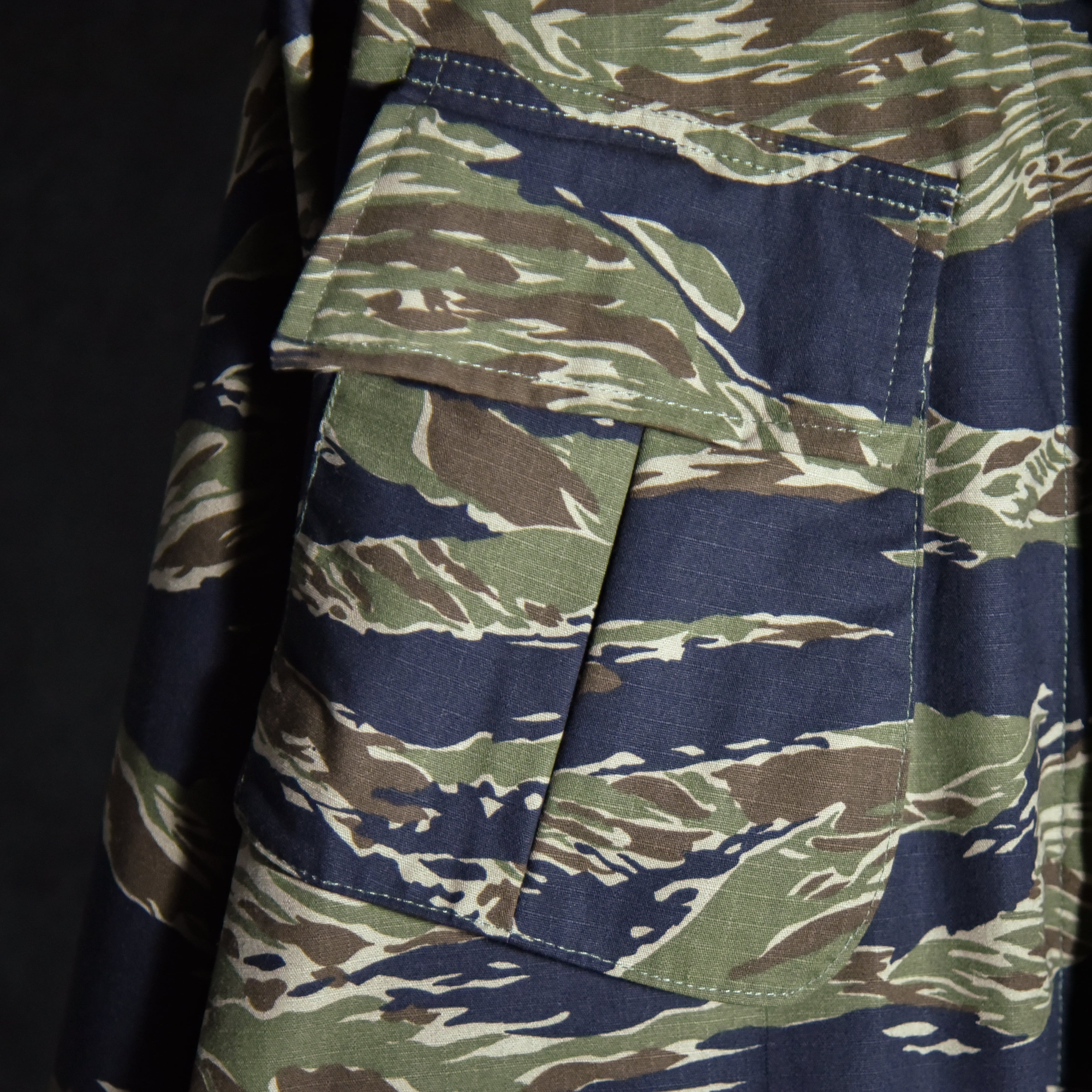 DEAD STOCK】MCGUIRE ARMY NAVY Tiger Camouflage Jungle Fatigue