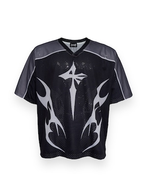 【LOVE KILLER】LK logo mesh football jersey