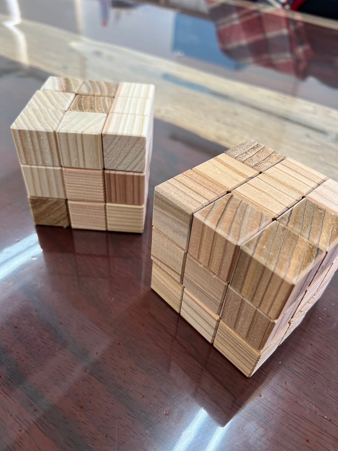 福井県産スギの立体パズル | 水口木材OnlineSHOP