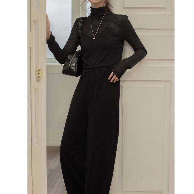 シアータートルネックカットソー