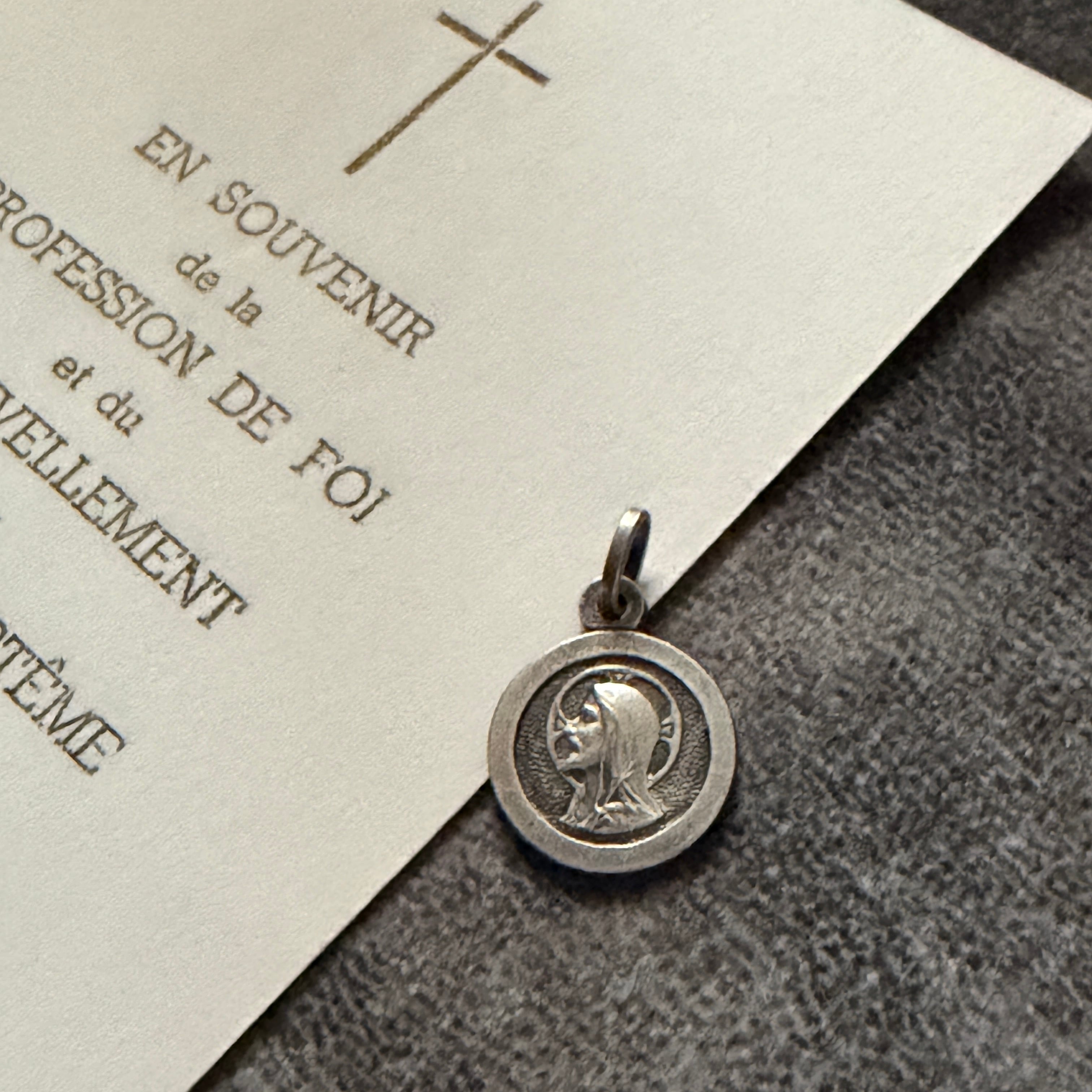 希少【Eternal Ivy Cross】 | Antique medaille Mary