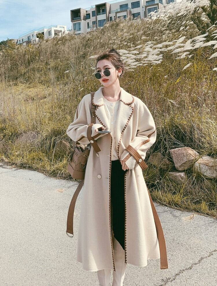 コート レディース アウター ロングコート ロング 長袖 大きいサイズ 合皮 合成皮革 合革 フェイクレザー トレンチ風 春 ドロスト アウター ジャケット ロングコート ロング丈 膝丈 上着 羽織り 長袖