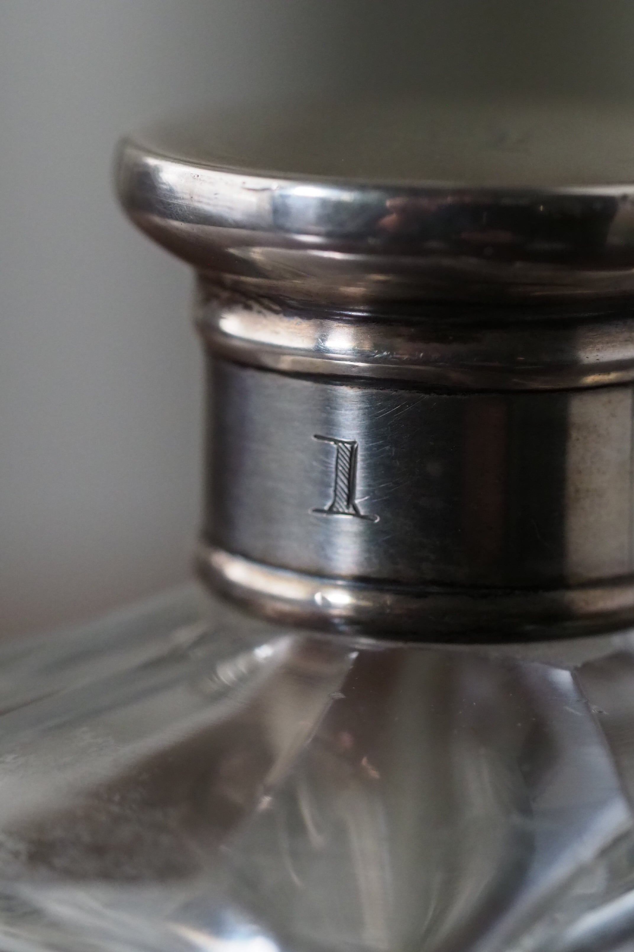 クリスタルガラス製コロンボトル No.1-antique glass perfume bottle