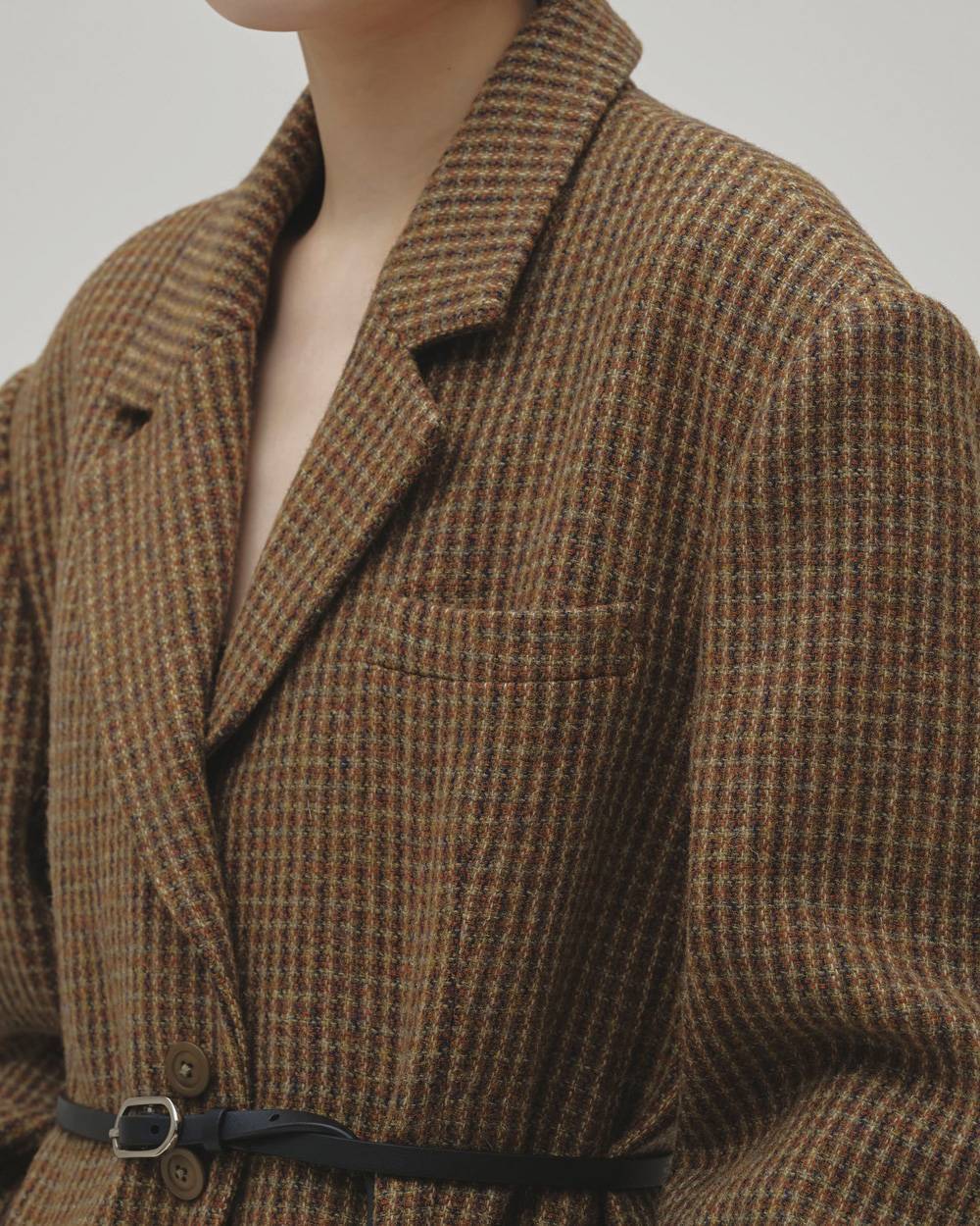 TODAYFUL(トゥデイフル) Wool100% Check Jacket | サウスオレンジ