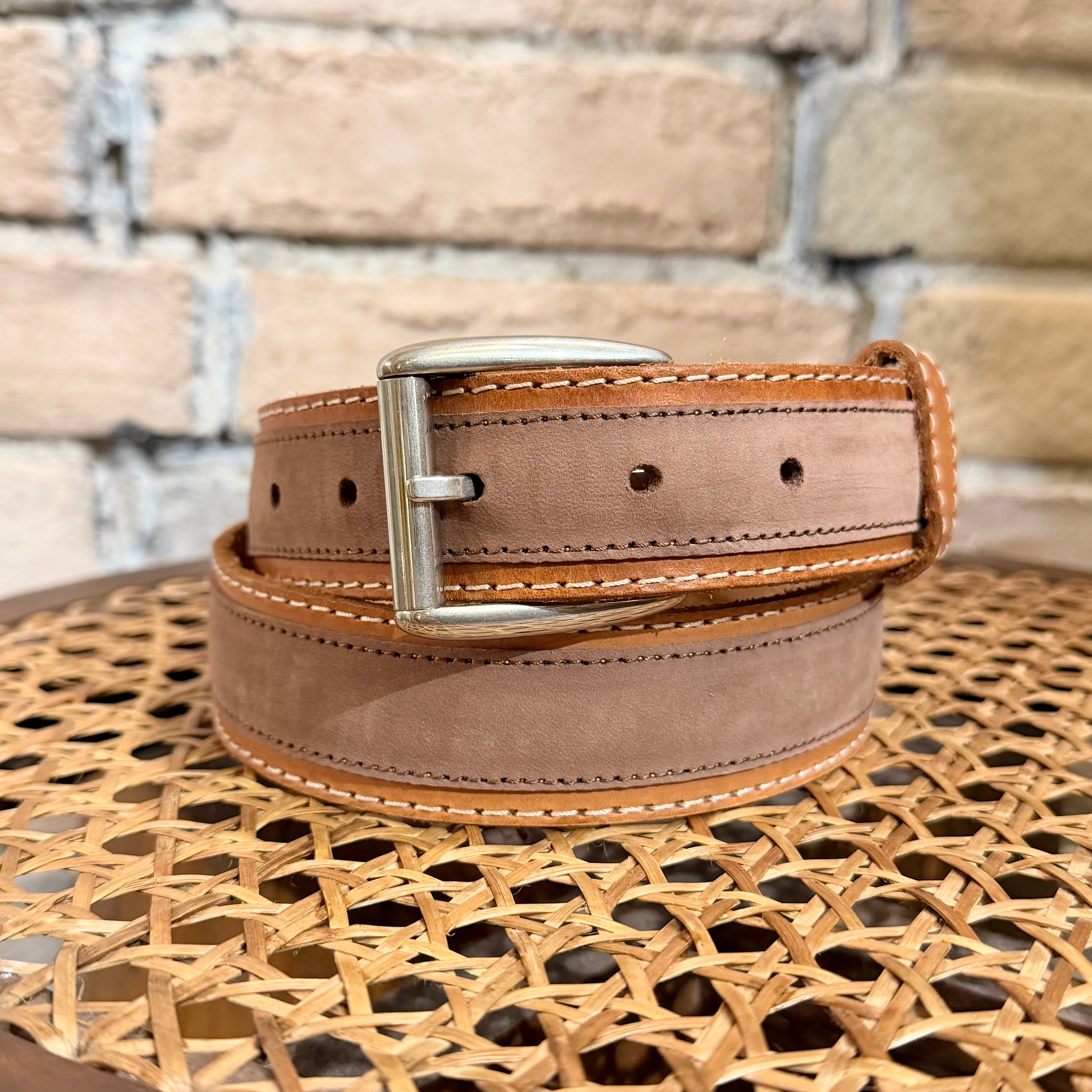 Anderson's 未使用品 サイズ95 ラバーメッシュベルト ブラウン