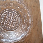 ガラスのレース小皿