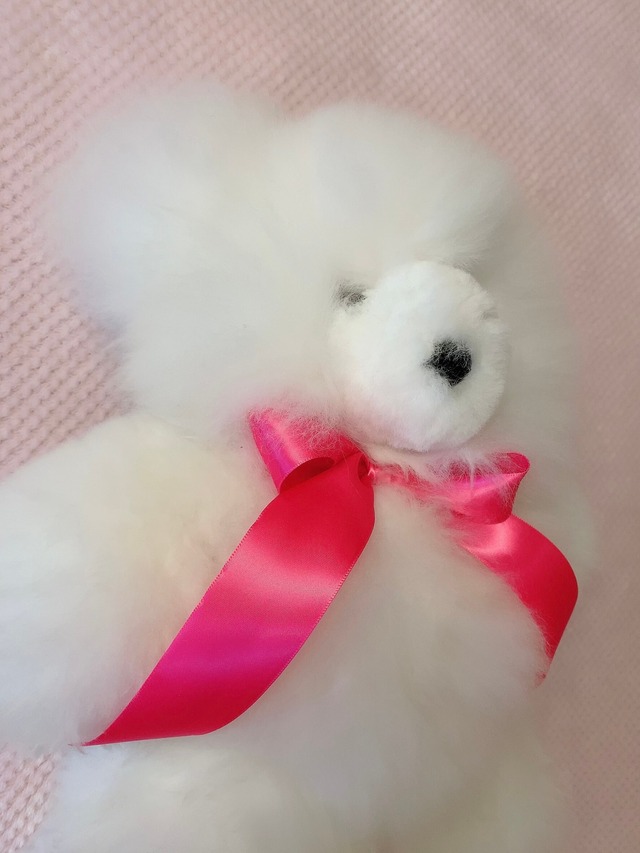 ベビーアルパカホワイトベア　（201202）