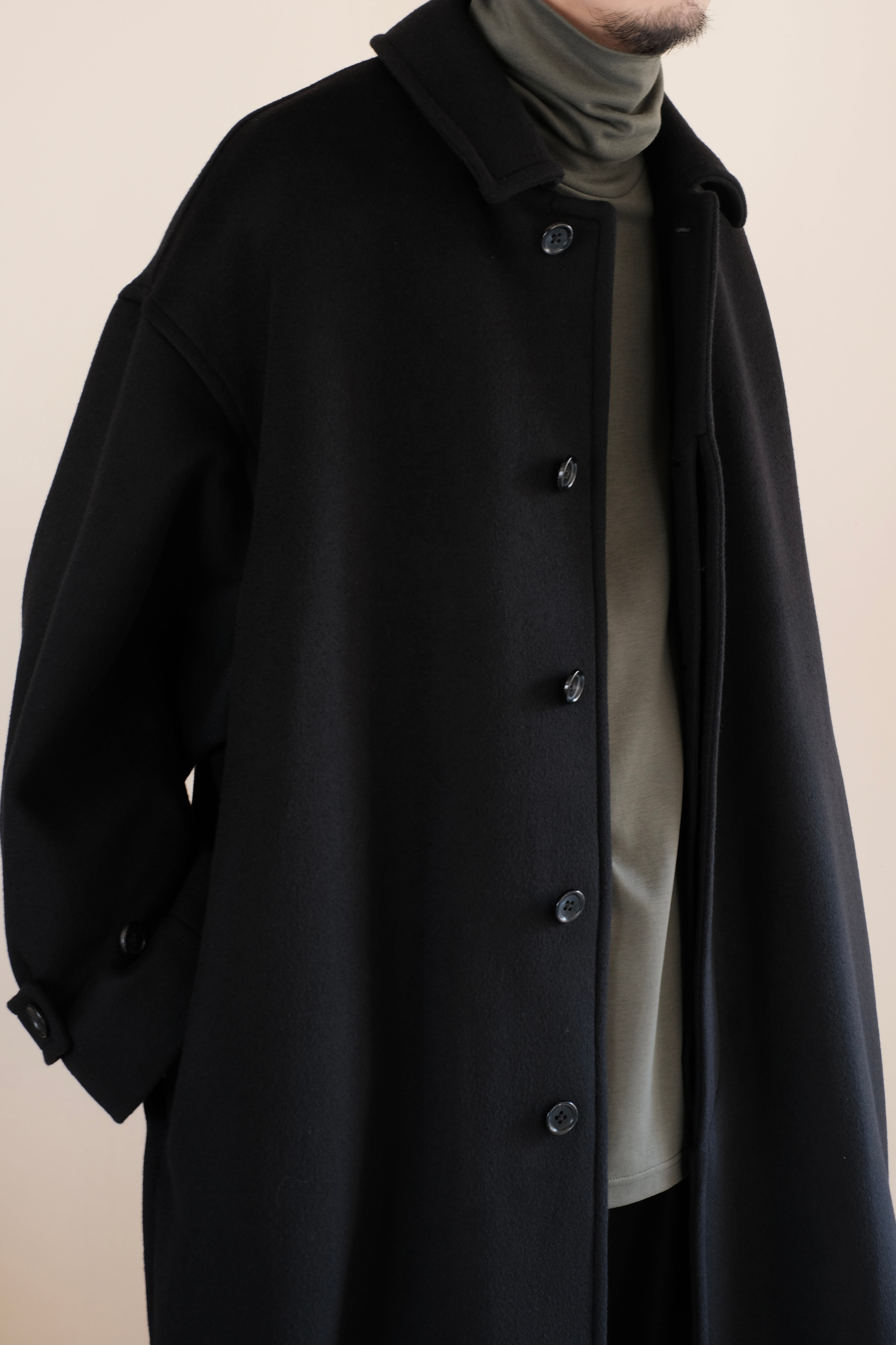 Graphpaper / Light Melton Oversized Coat | LIVING