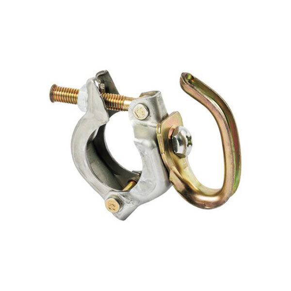 KS 新ネット吊り用単クランプ 20個セット 有色クロメート,高耐食性めっき鋼板,吊り足場,点検用足場,塗装・吹付足場,鉄工所,看板制作,溶接加工(国元商会)クニモト 1037203 国元商会のネット吊り用単クランプです