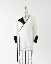 〈CÉLINE by phoebe philo〉Belted collarless coat