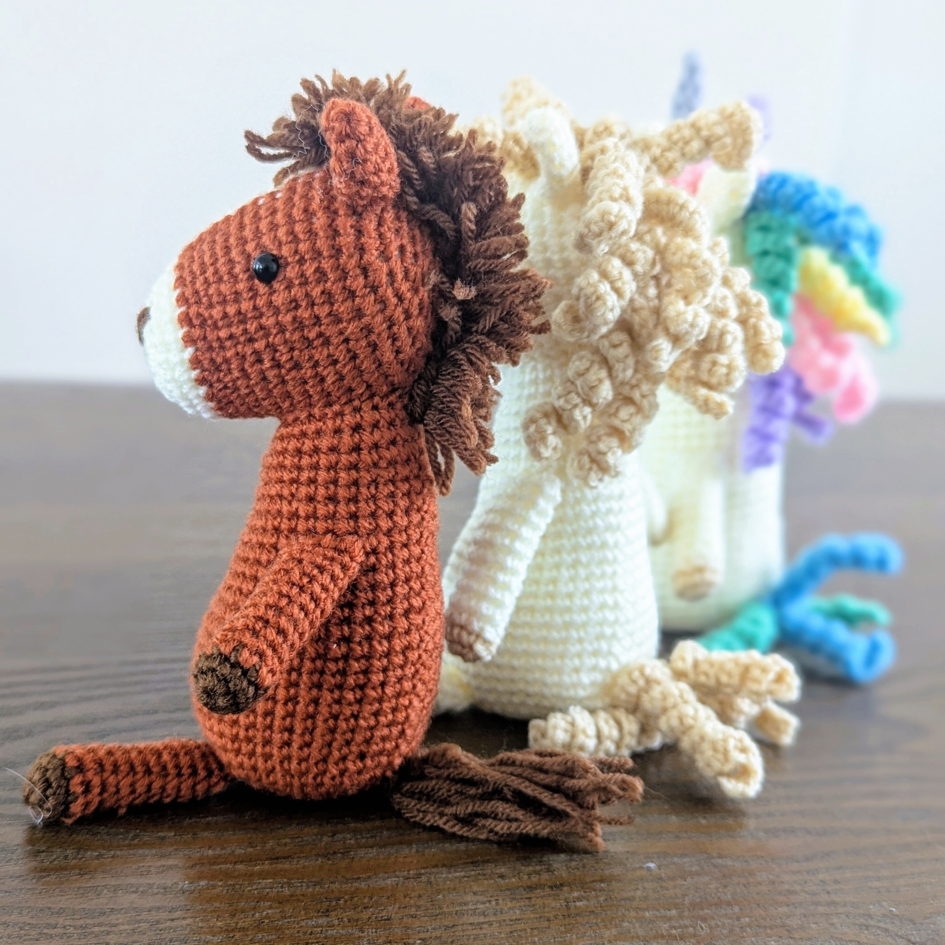 レシピ】干支うま あみぐるみ | ぽぽぽ本舗