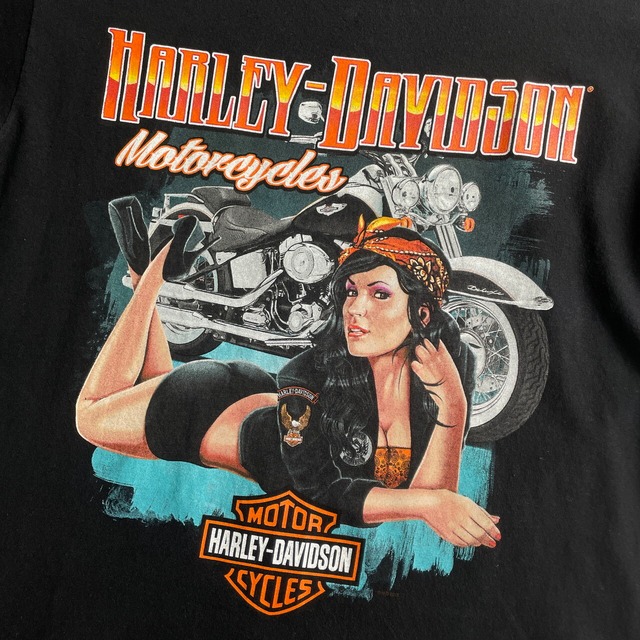 Harley-Davidson ハーレーダビッドソン 女性 両面プリントTシャツ 