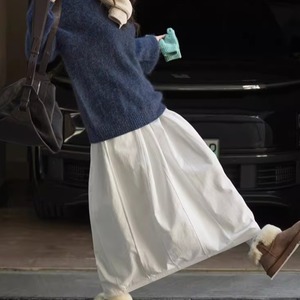 2色／コットンボリュームスカート ・20497