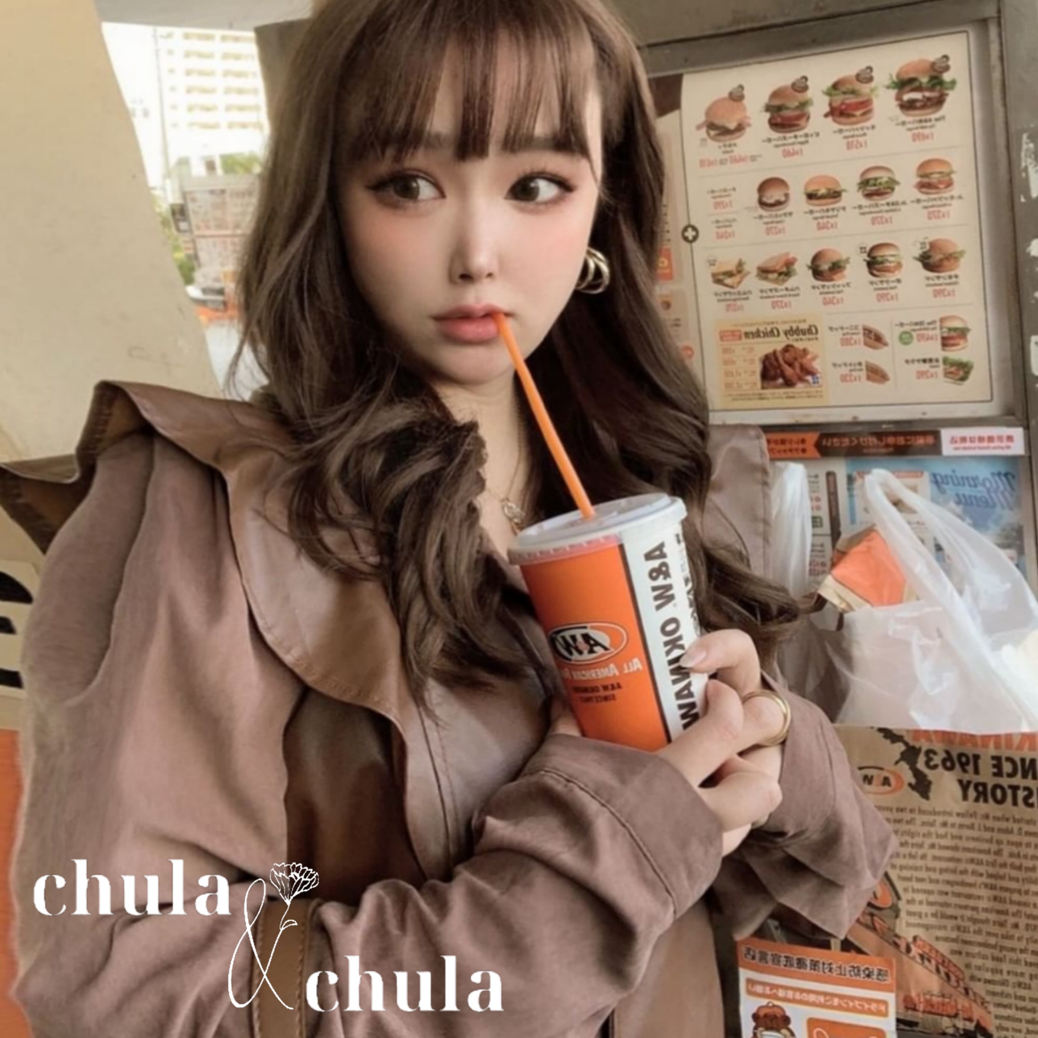 大きいサイズ レディース韓国ファッション ベスト ジレ トップス 無地 Vネック モード ブラウン カジュアル おしゃれ Ch3449 可愛い大きいサイズ韓国レディースファッション通販 Chulachula チュラチュラ