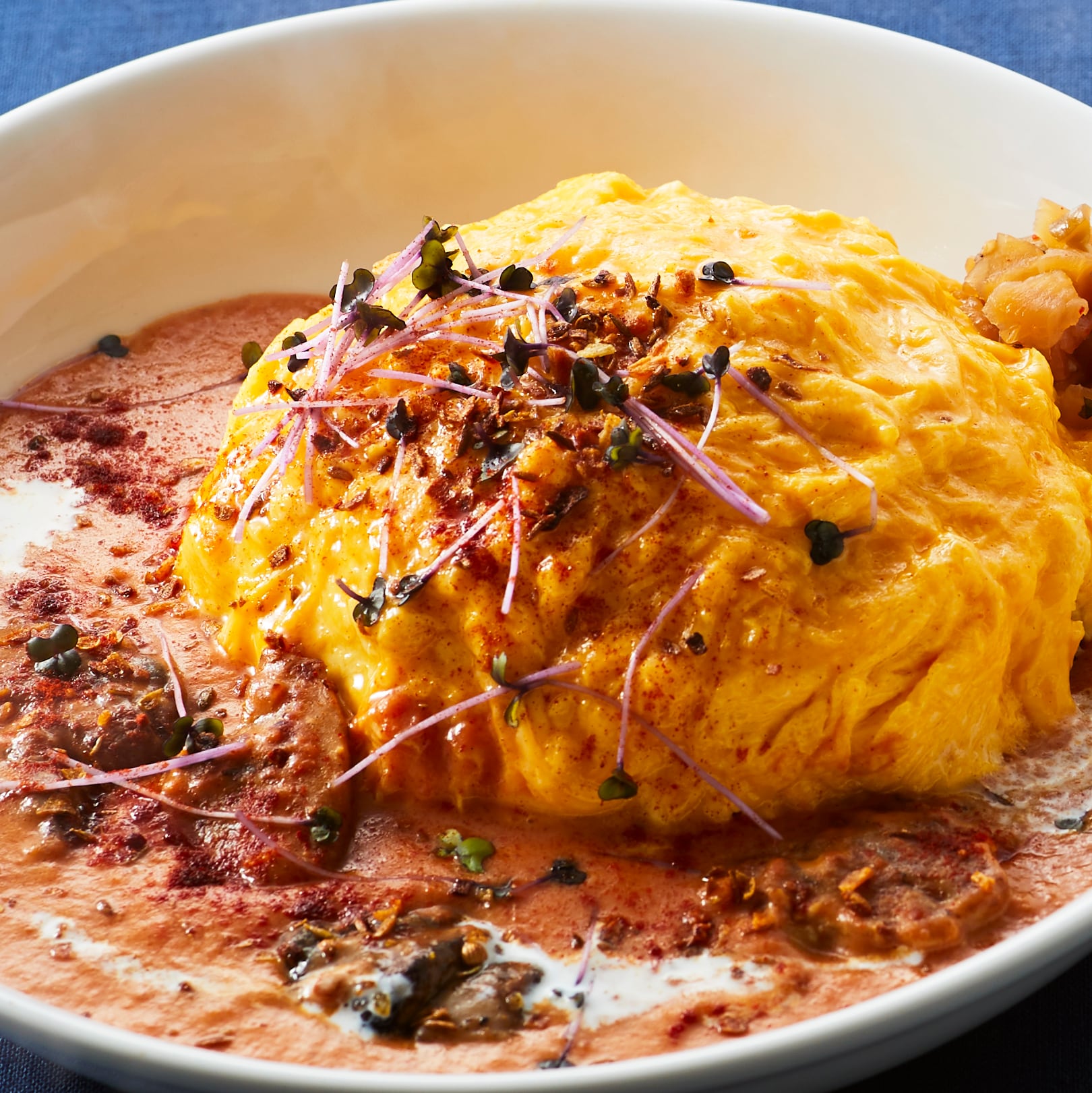 バターチキンカレーオムライス ベビーフェイスプラネッツ羽曳野店