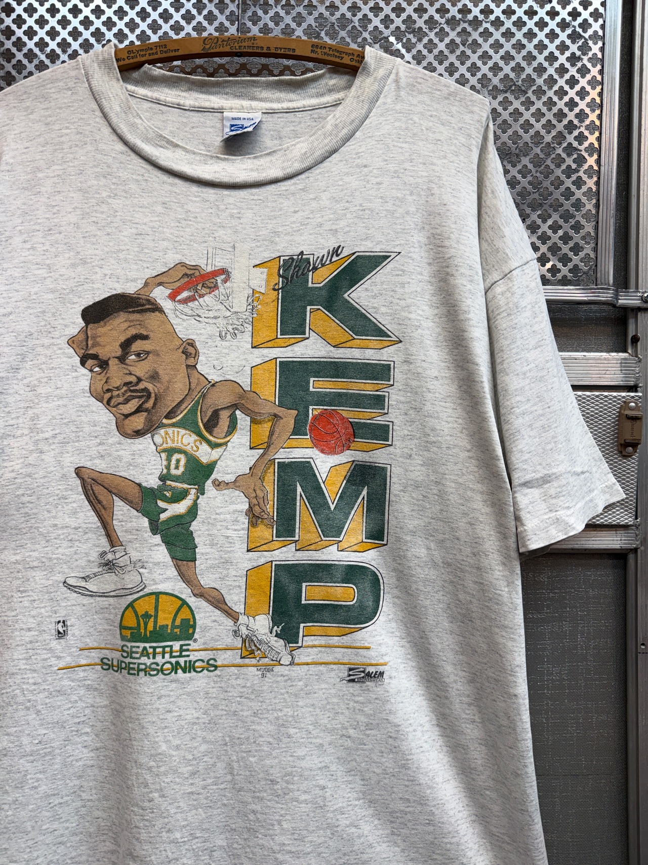 90s Shawn Kemp  NBA.SUPER SONICS / SALEM made in usa・画像2