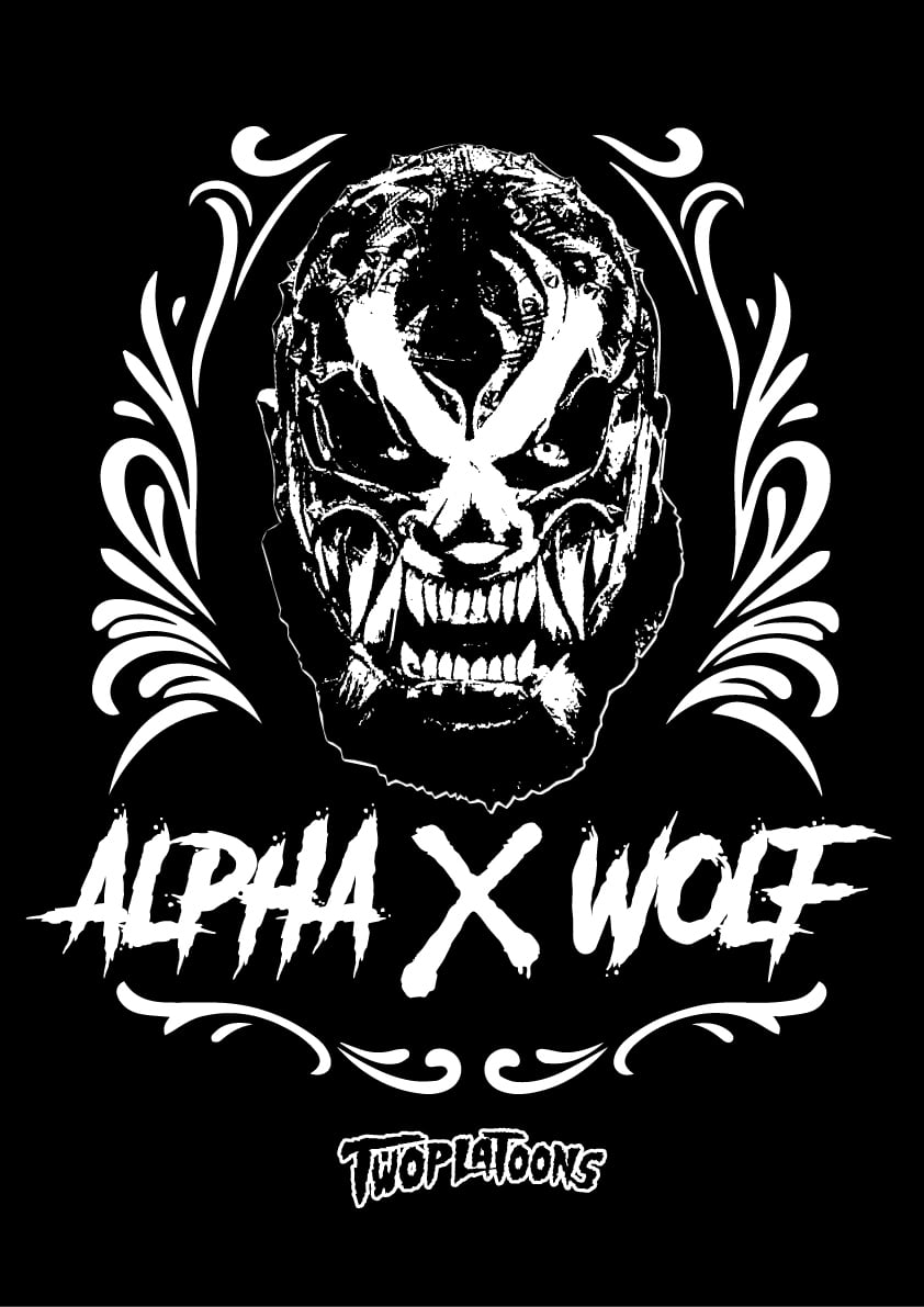 TWOPLATOONS × ALPHA WOLF コラボレーション-T / BLACK | TWOPLATOONS