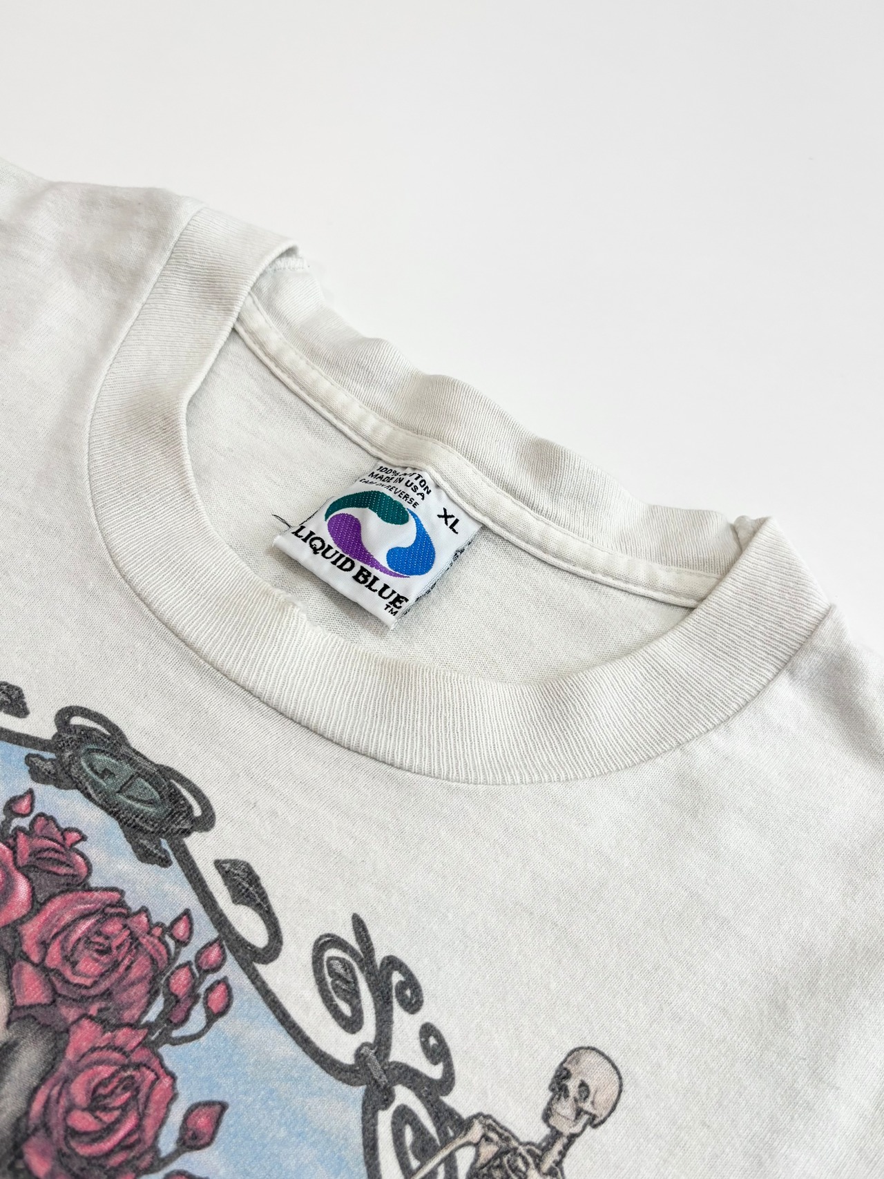 90s GRATEFUL DEAD "LIQUID BLUE" Tee MADE IN USA Size XL