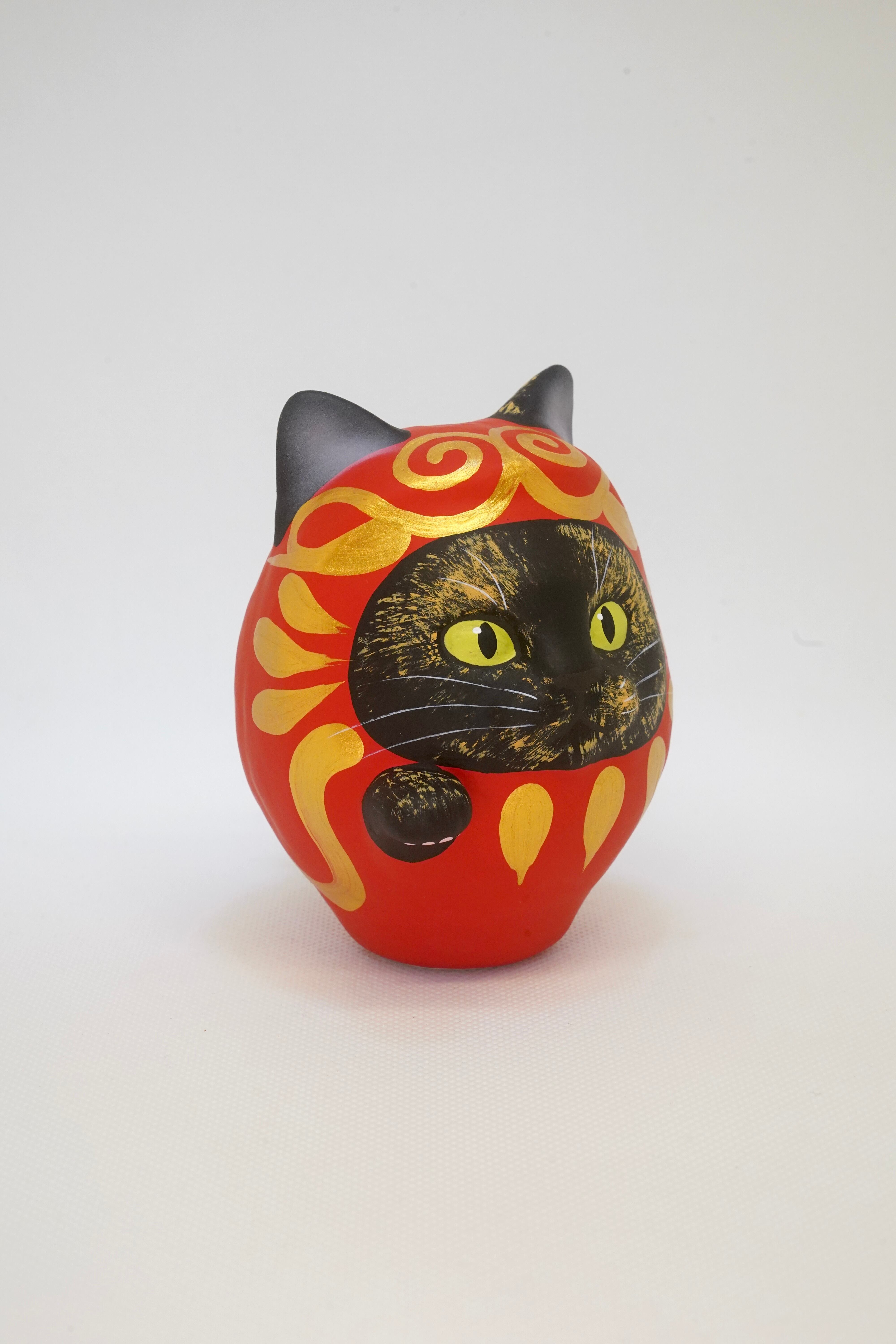 猫だるま【サビ】右手 | だるま屋 るもん