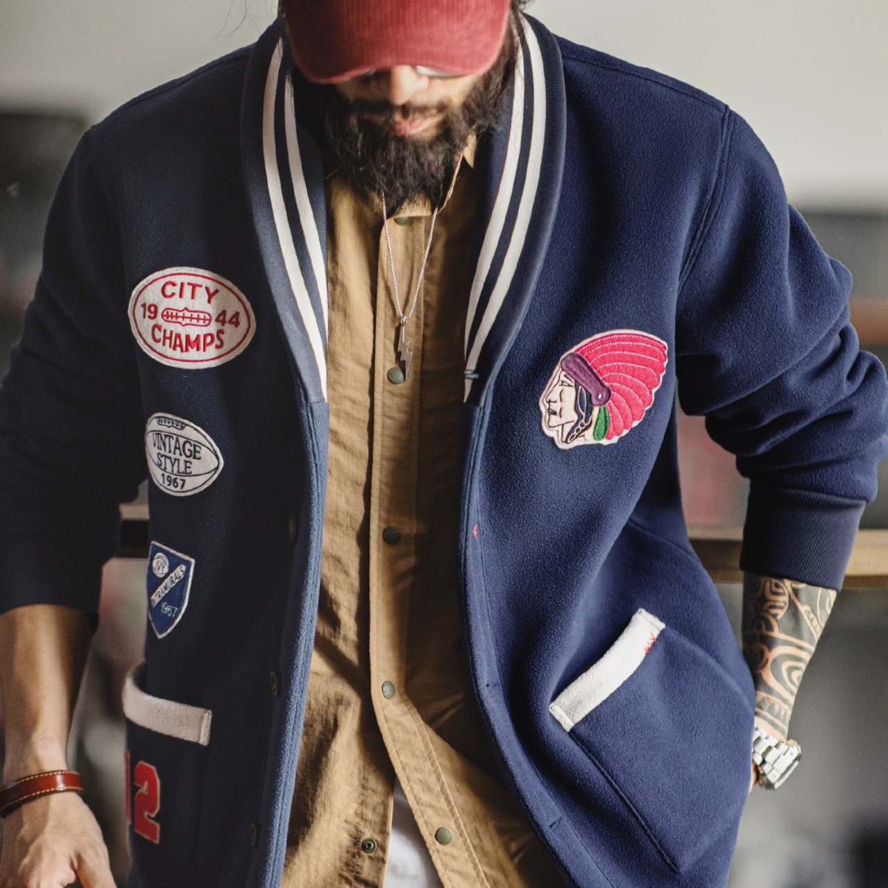 ヴィンテージ ベースボールジャケット A2061 - 2