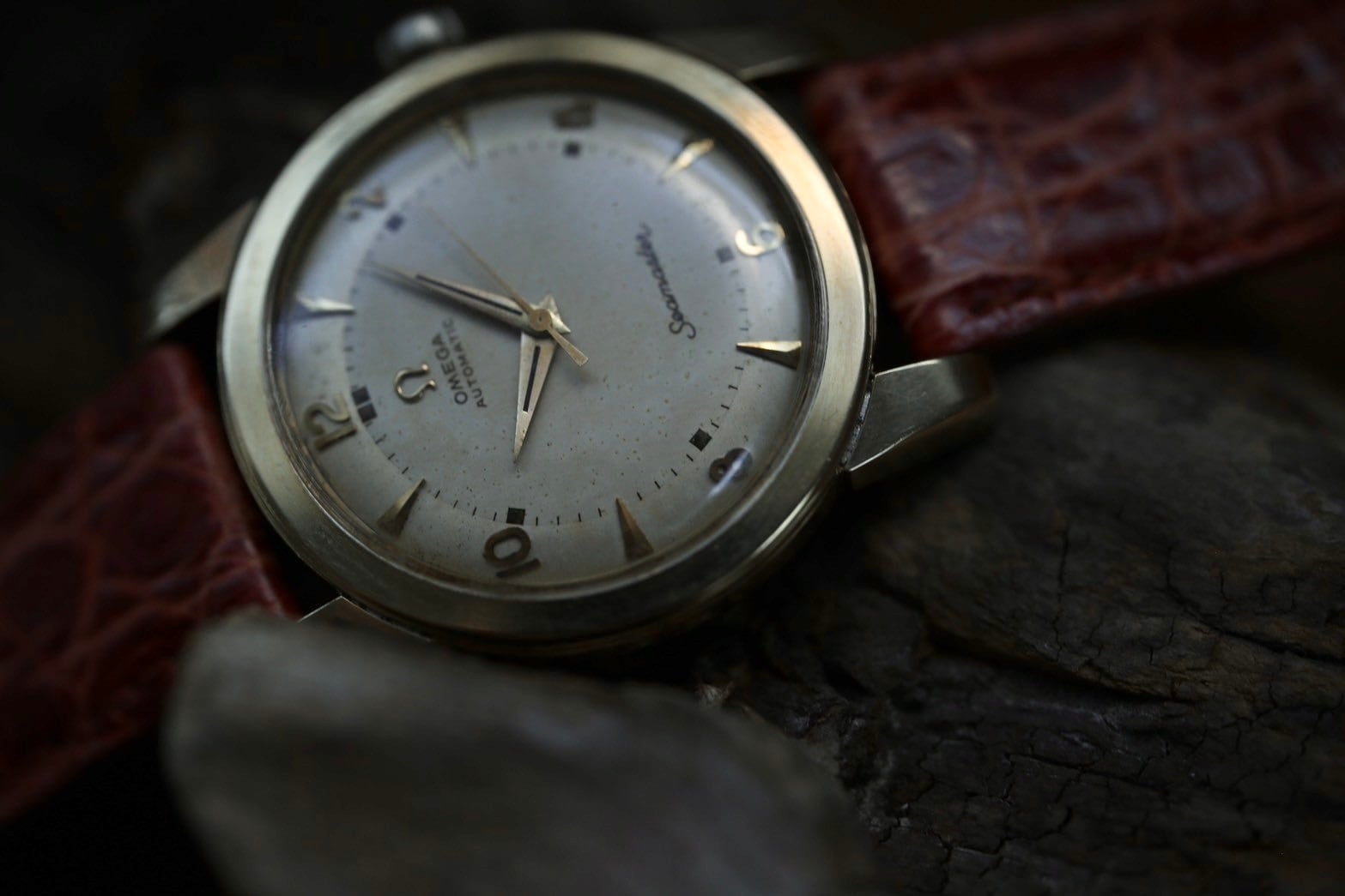 【OMEGA】1953年製 オメガ シーマスターファースト 中期仕様 ”ファットケース” 偶数飛びアラビア / Vintagewatch / Seamaster / Cal.354 / 1st