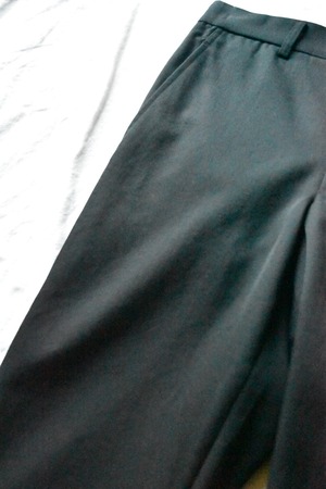 "COMME DES GARCONS HOMME PLUS" Black cropped trouser