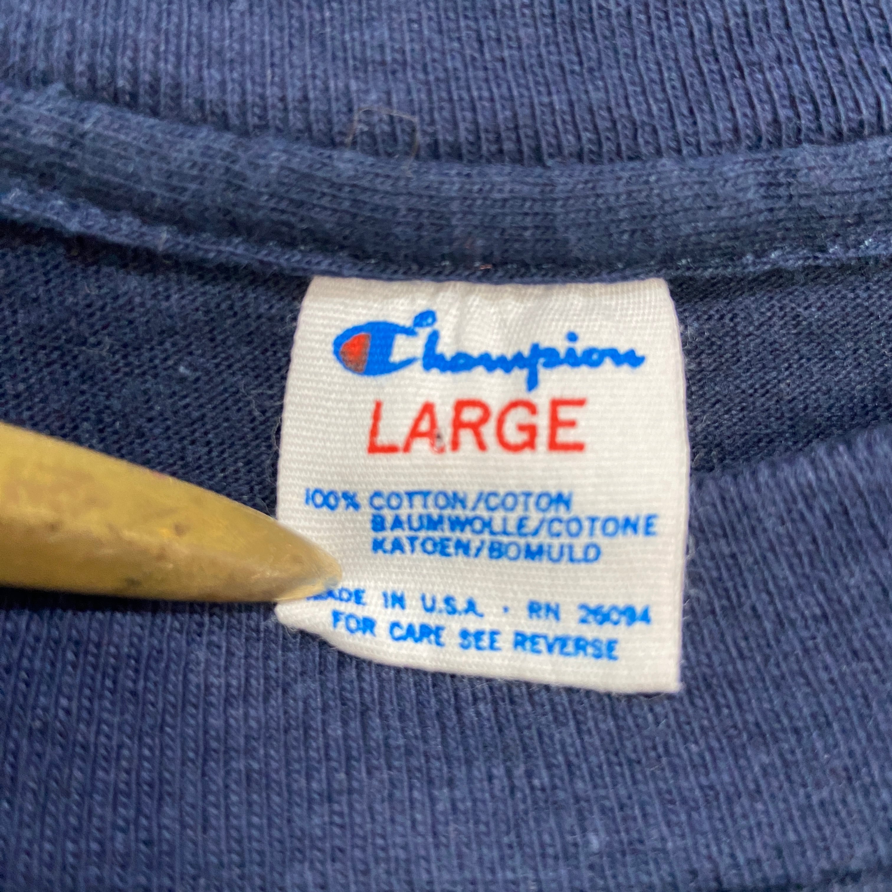 80年代 USA製 Champion チャンピオン U.S.N.A. 88/12 半袖Tシャツ  