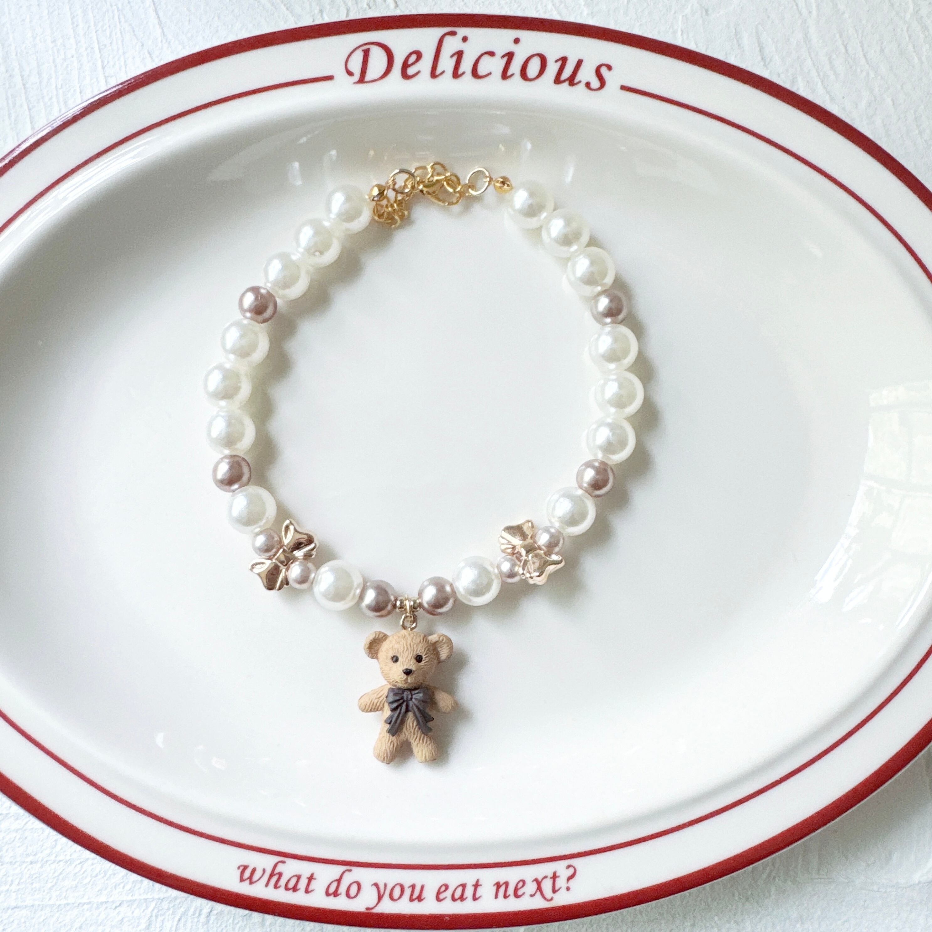 3Dくまさんネックレス