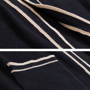 ラインVネックニットカーディガン　MT0080377