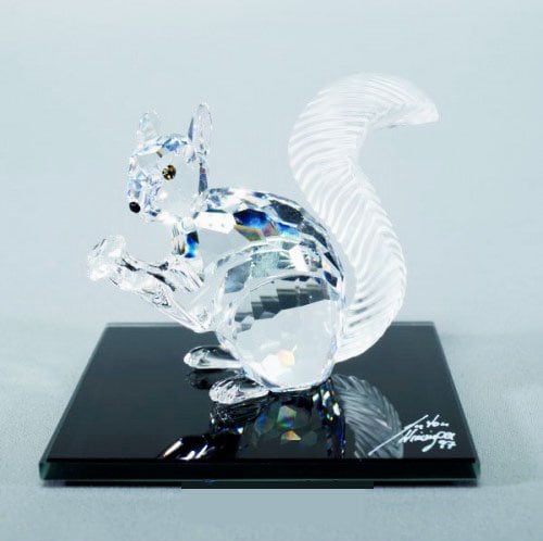 スワロフスキー Swarovski クリスタル 1997年 『SCS10周年 リス』 208433