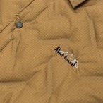 Long Sleeve Shirt Collar Hip Length Padded Jacket ◇3color H0907