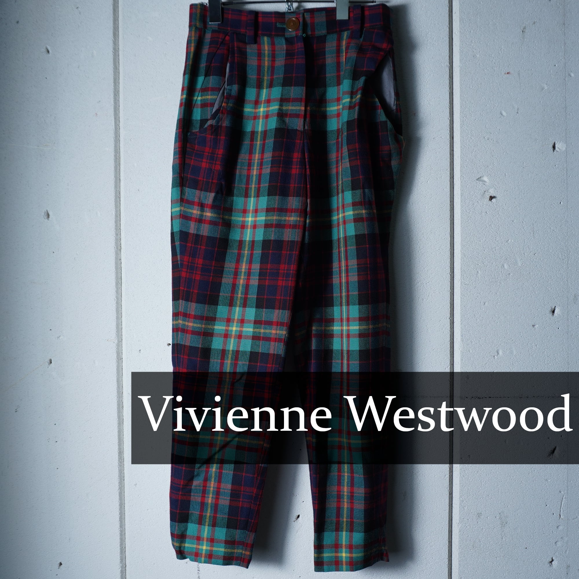 Vivienne Westwood】ヴィヴィアンウエストウッド ウール100％タータン
