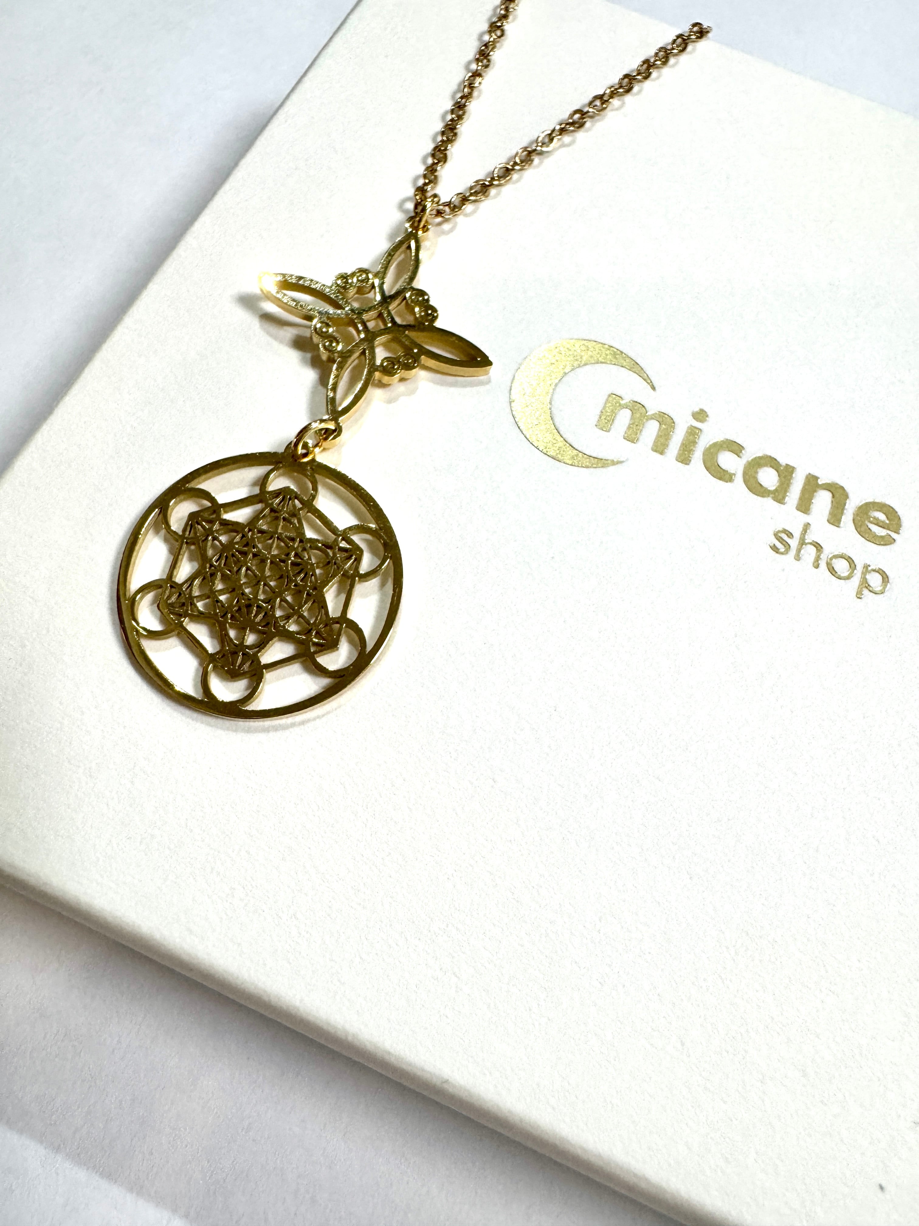 メタトロンキューブのネックレス メタトロンキューブ ネックレス〈神聖幾何学｜宇宙の設計図〉 | micane