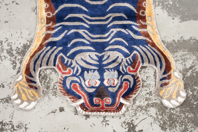 Tibetan Tiger Rug 《Sサイズ•シルク144》チベタンタイガーラグ