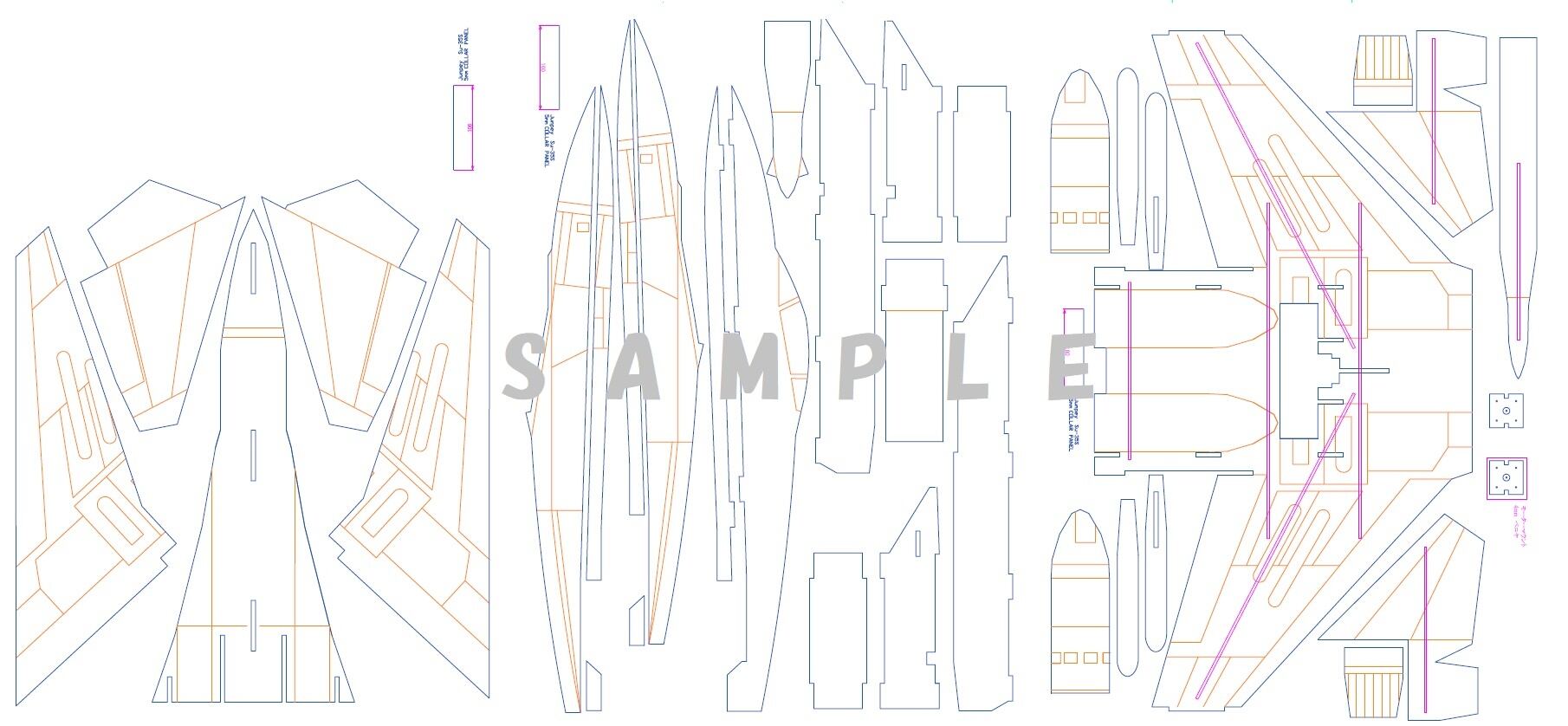 F-16 FALCON PDF図面 | 96factory