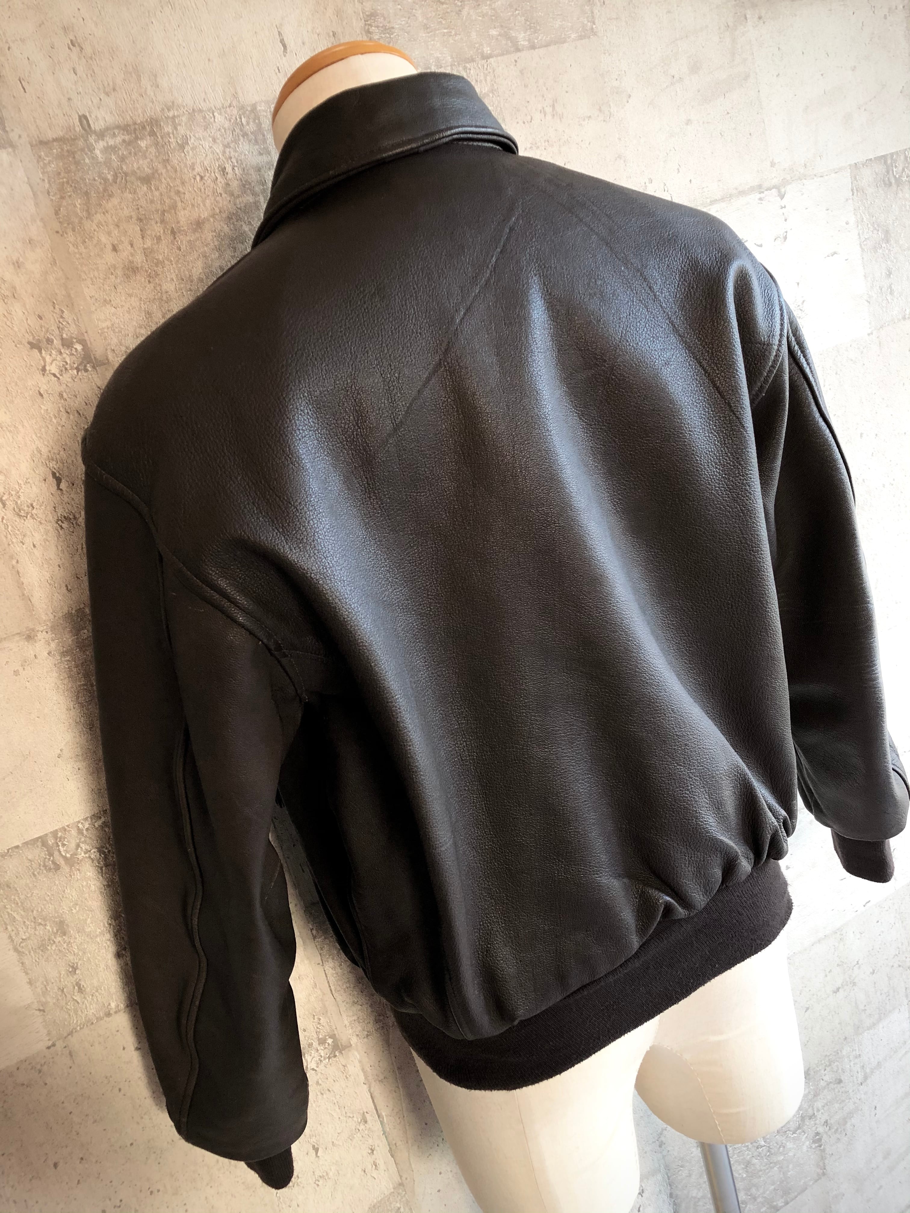 90s VINTAGE USAF / A-2 LEATHER JACKET BRANDED GARMENTS INC 90s VINTAGE USAF / A-2 LEATHER JACKET BRANDED GARMENTS INC
