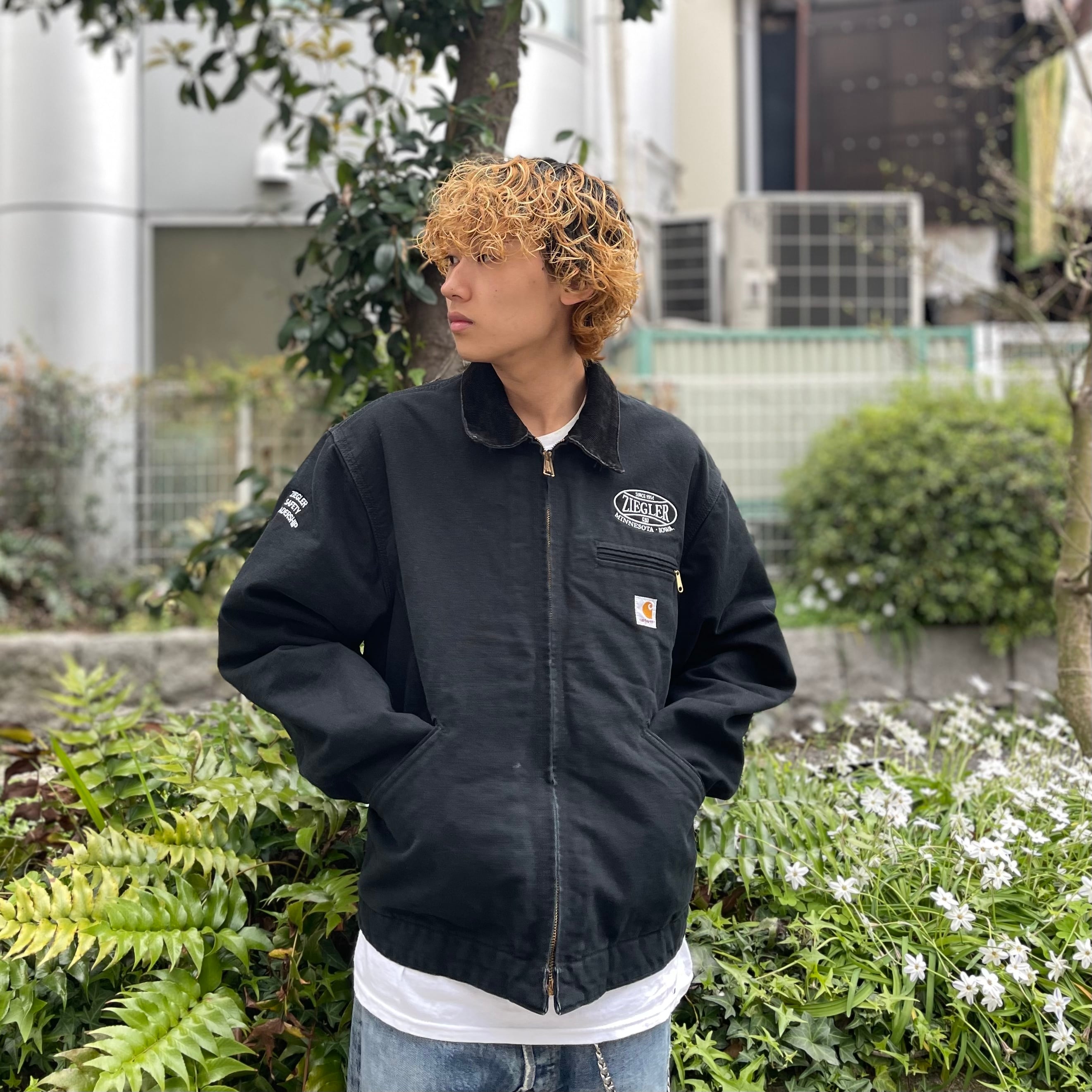 着丈69cmusa製 carhartt カーハート アクティブジャケット ジョニー