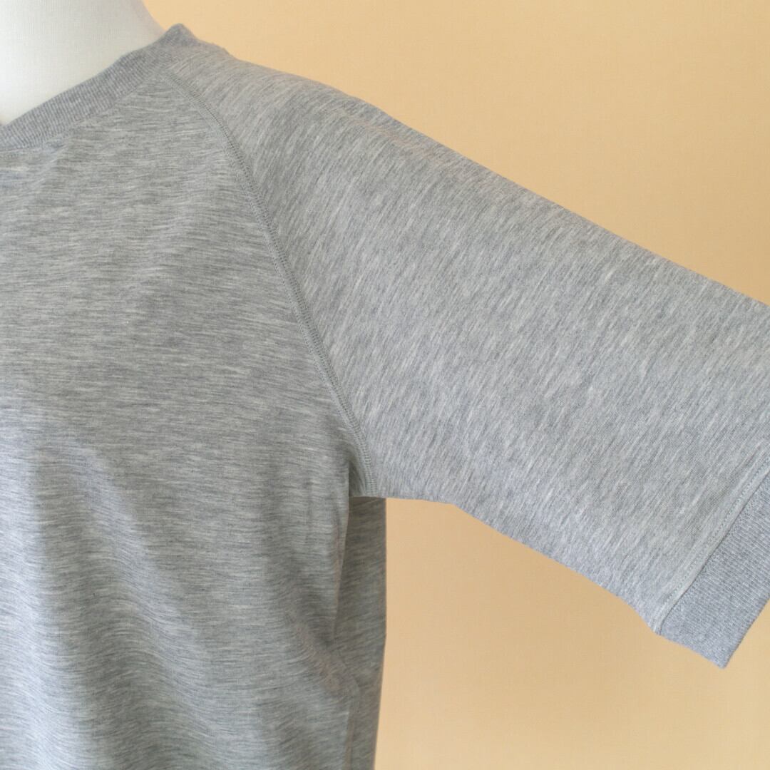 atelier naruse アトリエナルセ コットンリヨセル裏毛半袖スウェット