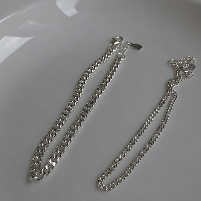 DAFシルバーのカップルブレスレット Sサイズ