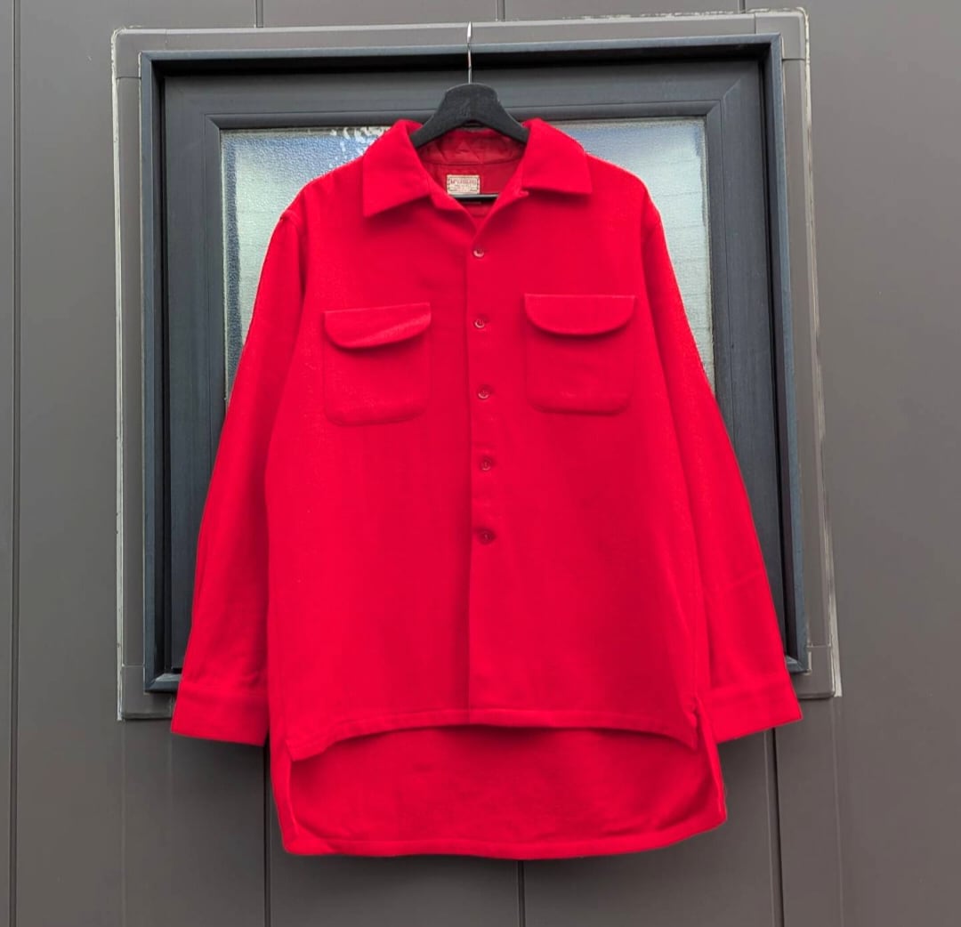 50s McGREGOR open collar wool shirt 小岩店