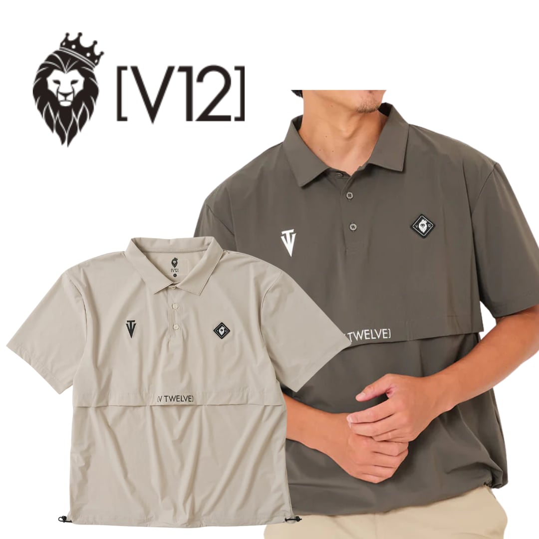 ポロシャツ ゴルフ メンズ 半袖 | V12 吸水速乾 POLO SKA DG V12（ヴィ