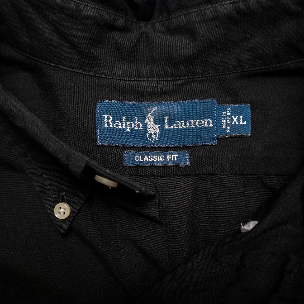 1990’s Ralgh Lauren black shirt clasic fit